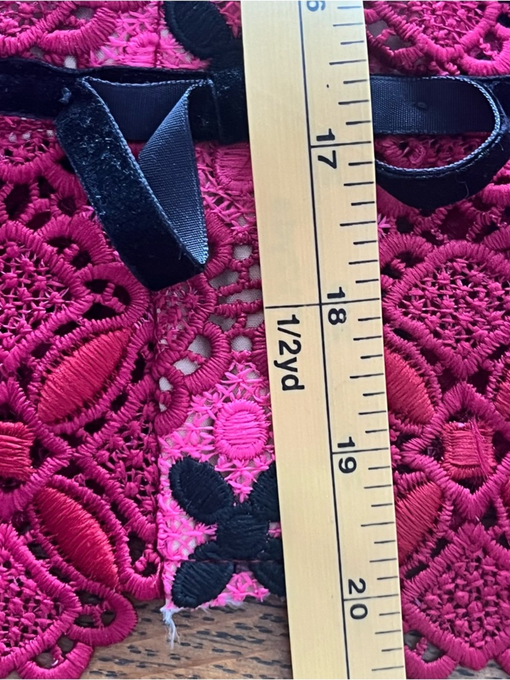 Modelivree Pink Lace Fitted Blouse Top Bridgerton XL Runs Small - Picture 8 of 9